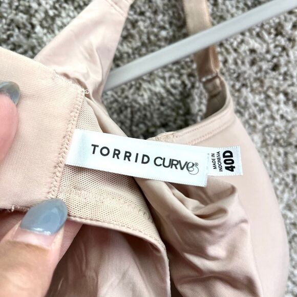 Torrid Bra Women’s 40D Curve Beige Nude Perfect T-Shirt - Picture 3 of 4